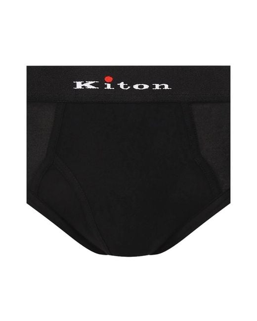 Kiton Black Bottoms for men