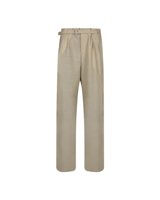 Jacquemus Gray Straight Trousers for men