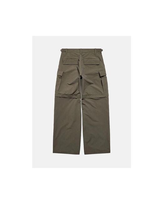 Balenciaga Green Wide Trousers