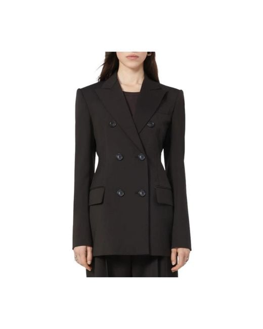 Sportmax Black Blazers