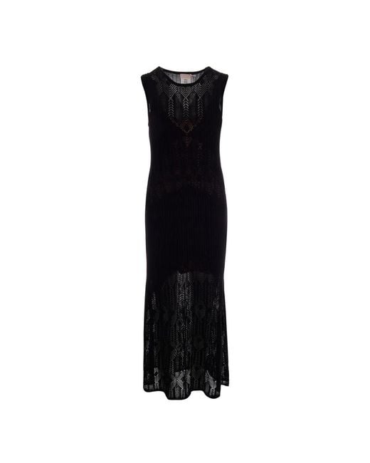 Liu Jo Black Knitted Dresses