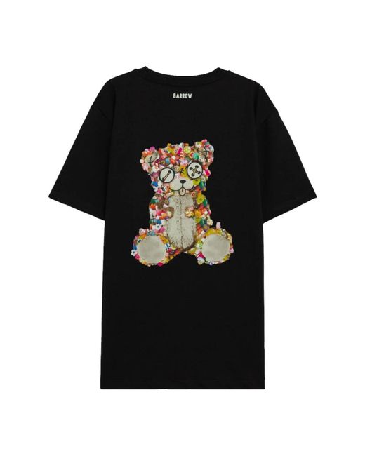 T-Shirts di Barrow in Black da Uomo