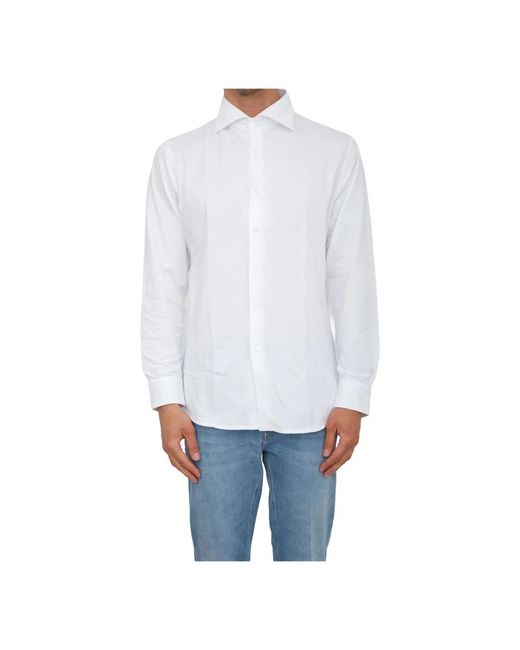 Paolo Pecora White Formal Shirts for men