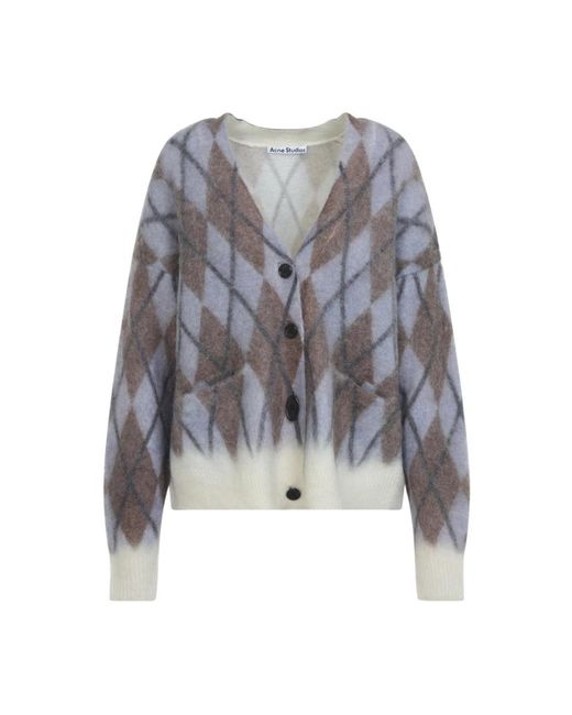 Cardigans Acne de color Gray