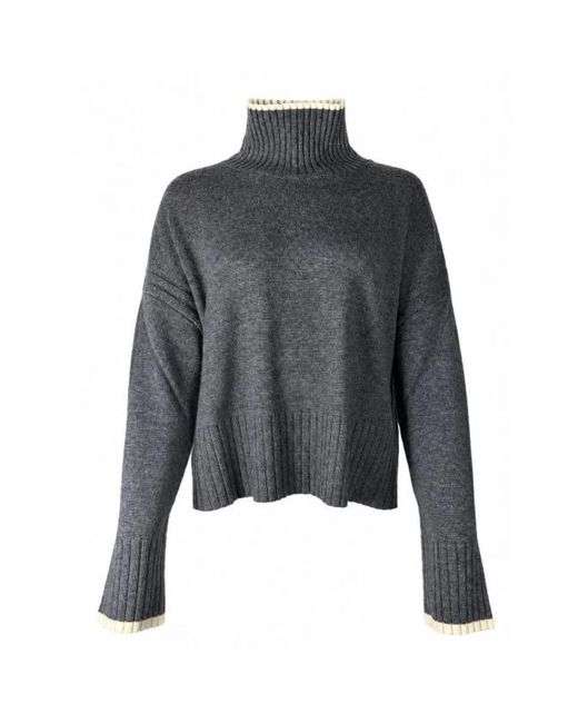 Pinko Gray Turtlenecks