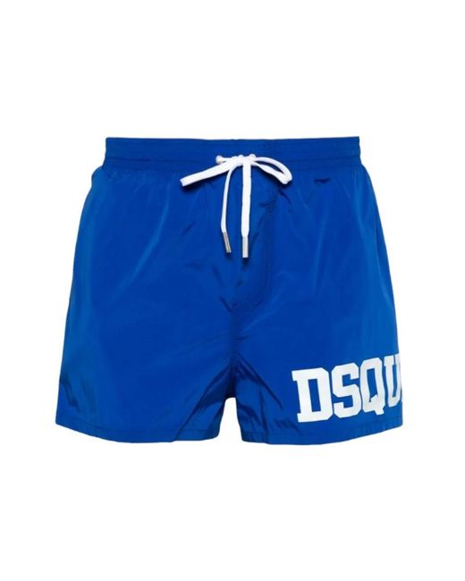 DSquared² Badmode ,Blauw ,Nylon Nylon Strandkleding in het Blue voor heren
