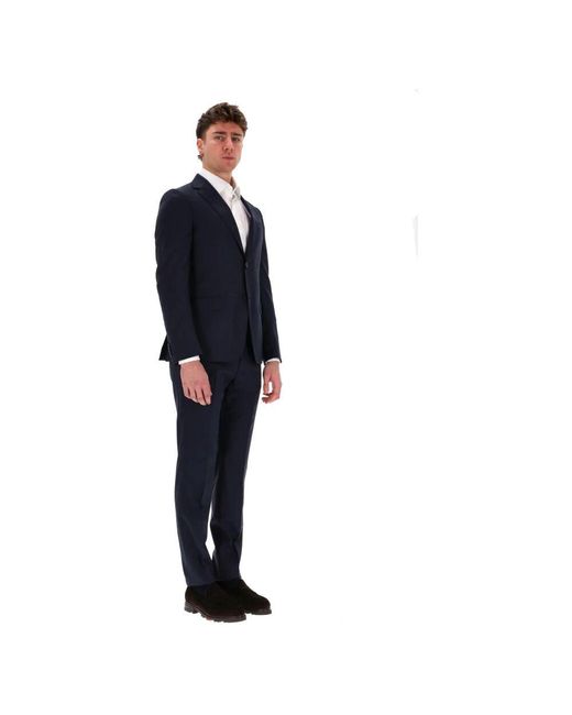 Single Breasted Suits di Zegna in Blue da Uomo