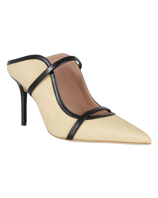 Malone Souliers Metallic Heeled Mules