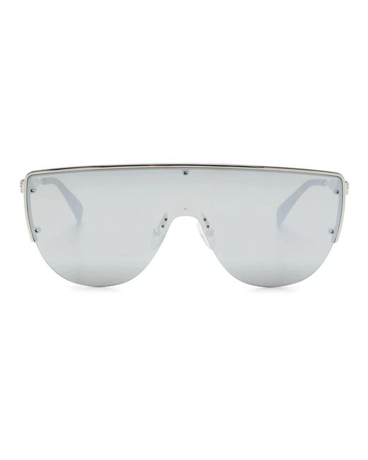 Alexander McQueen Metallic Sunglasses for men