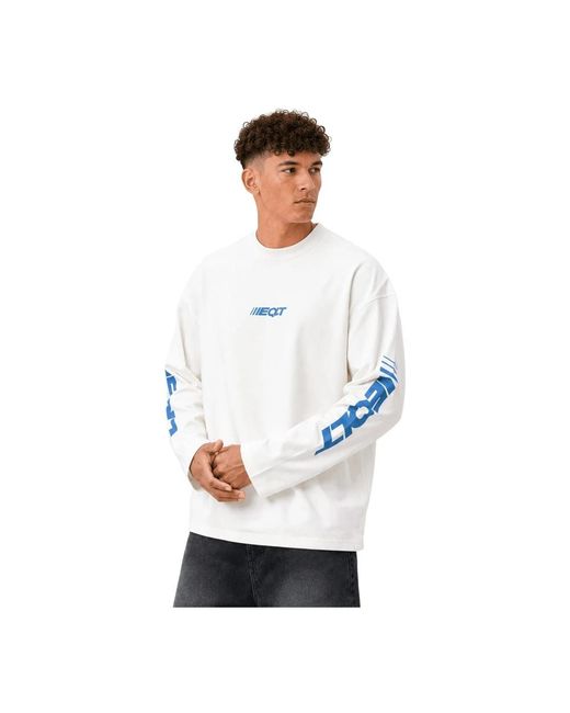 Equalite Tops ,Wit ,Adrien Longsleeve in het White voor heren