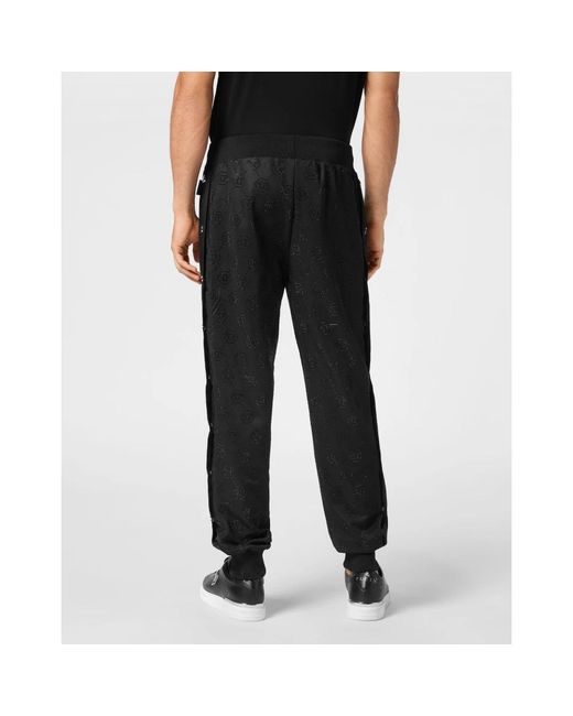 Philipp Plein Sweatpants Monogram in het Black voor heren