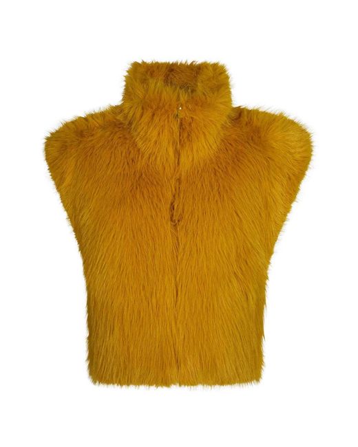 Vests Pinko en coloris Yellow