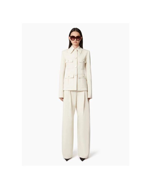 Wide Trousers di Nina Ricci in White