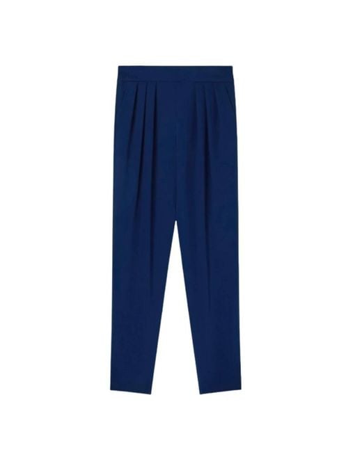 Giorgio Armani Blue Tapered Trousers