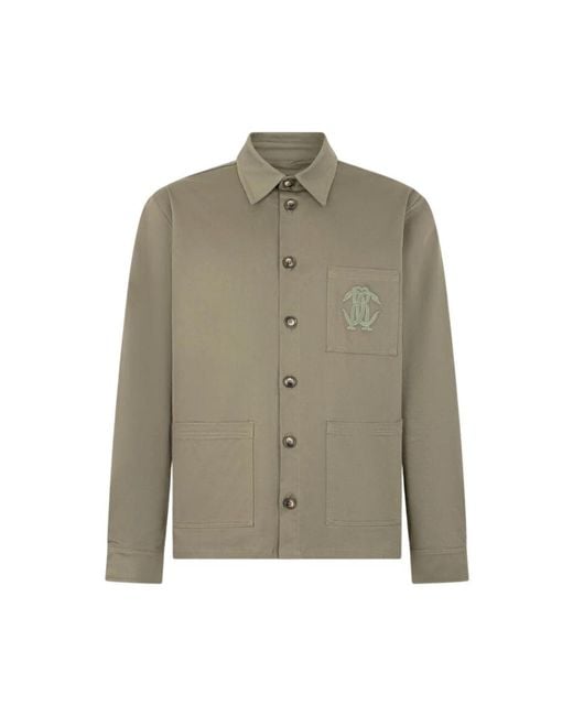 Roberto Cavalli Green Light Jackets for men