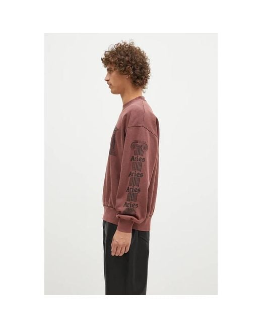 Aries Sweatshirts in het Red voor heren
