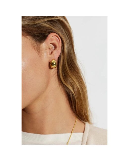 Earrings LIE STUDIO de color Metallic