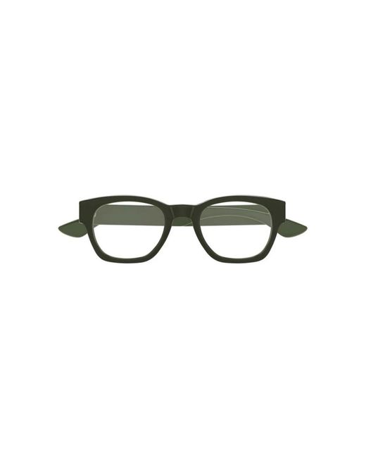 McQueen Green Glasses for men