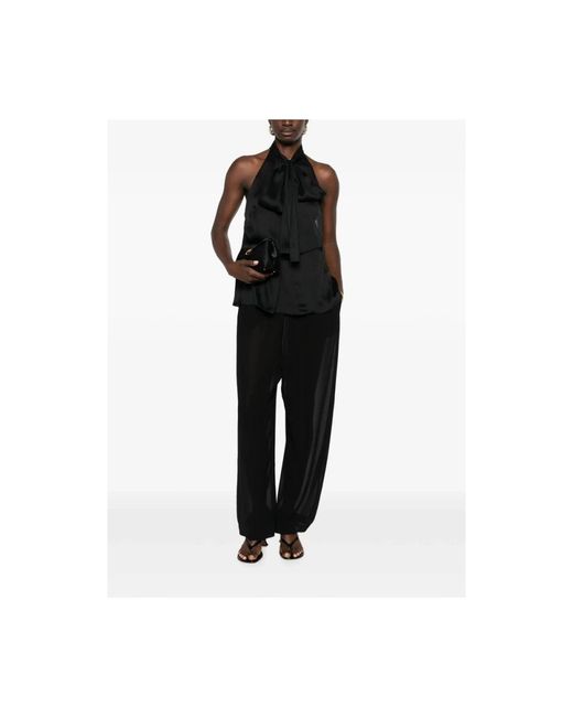 Tom Ford Black Top Halterneck Silk