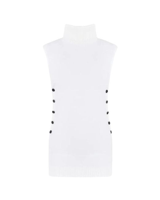 Giorgio Armani White Turtlenecks