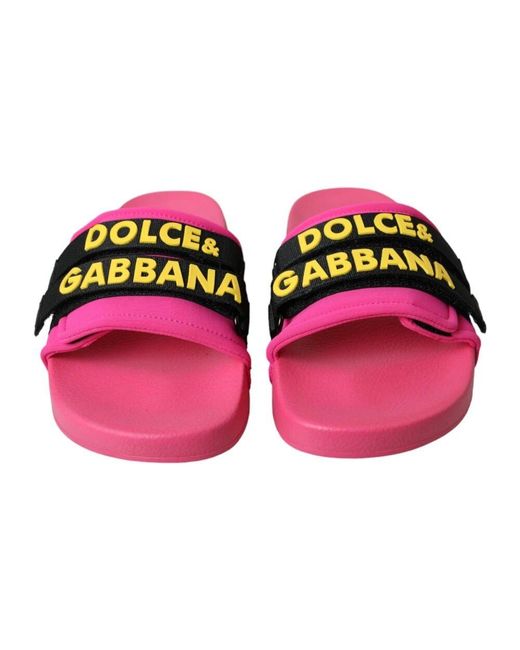 Sliders Dolce & Gabbana en coloris Pink
