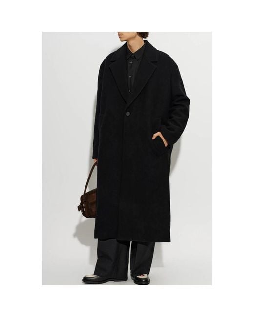 Single-Breasted Coats Studio Nicholson de hombre de color Black