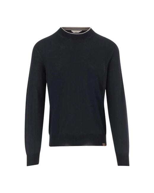 Jacob Cohen Blue Round-Neck Knitwear for men