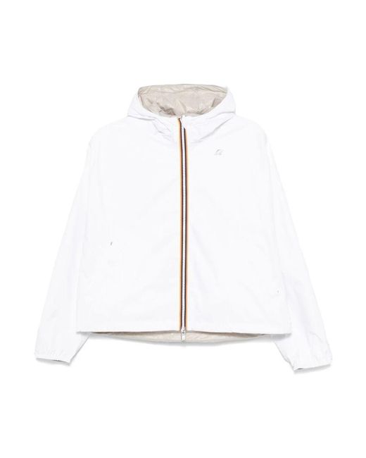 K-Way White Light Jackets