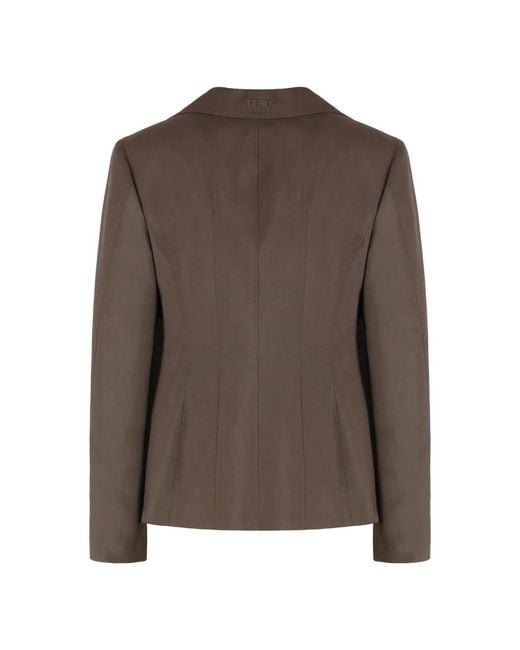 Fendi Brown Blazers