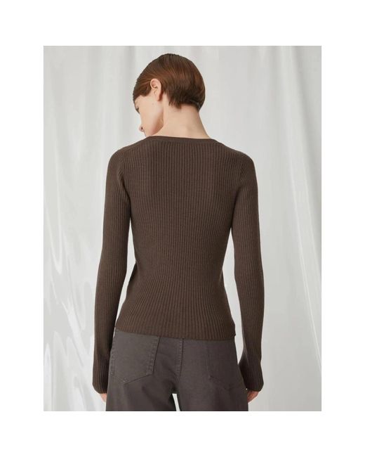 Marella Black Round-Neck Knitwear