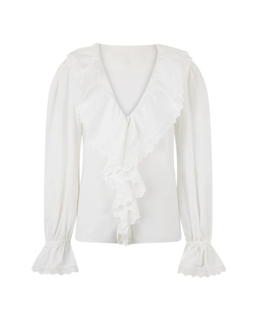 Blouses Alberta Ferretti de color White