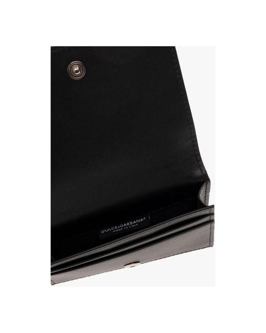 Dolce & Gabbana Lederkartenhalter in Black für Herren