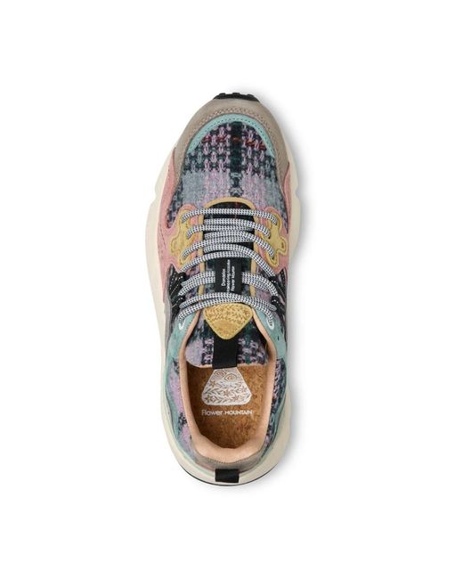 Flower Mountain White Sneakers