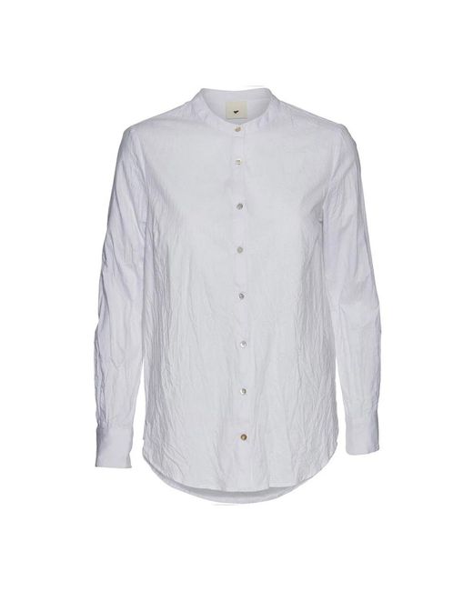 Heartmade Overhemden ,Wit ,Katoen Klassieke Maple Shirt Off in het Blue