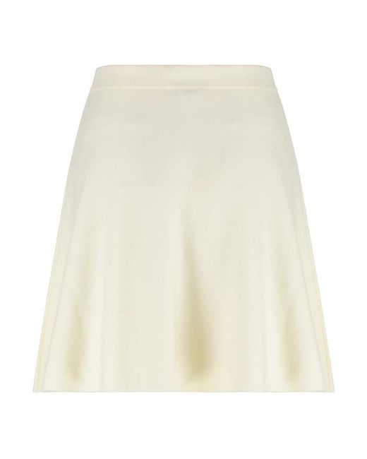 Max Mara White Short Skirts