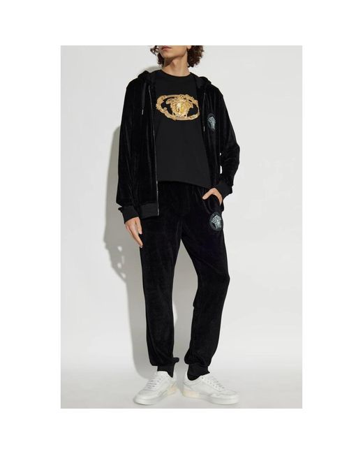 Versace Hoodies & Sweatvesten ,Zwart ,Sweatshirts & Hoodies in het Black voor heren
