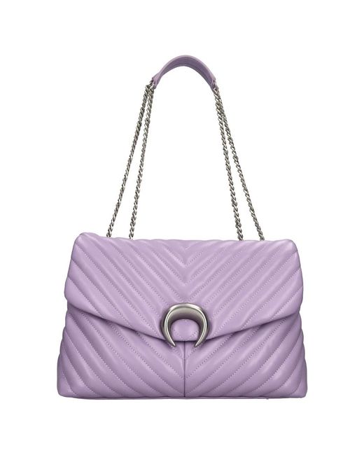 La Carrie Purple Shoulder Bags