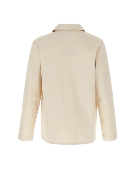 A.P.C. Jassen ,Katoen Kerlouan Jacket in het White voor heren