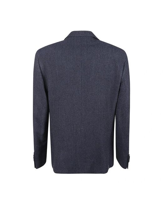 Etro Tweeknoopsjas in het Blue voor heren