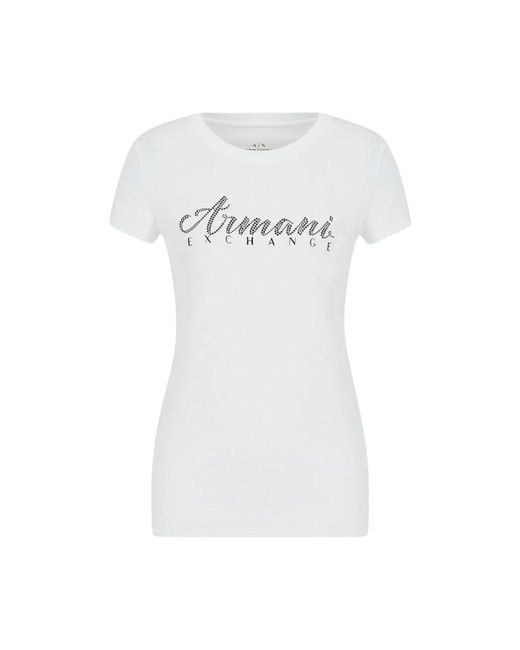 ARMANI EXCHANGE White T-Shirts