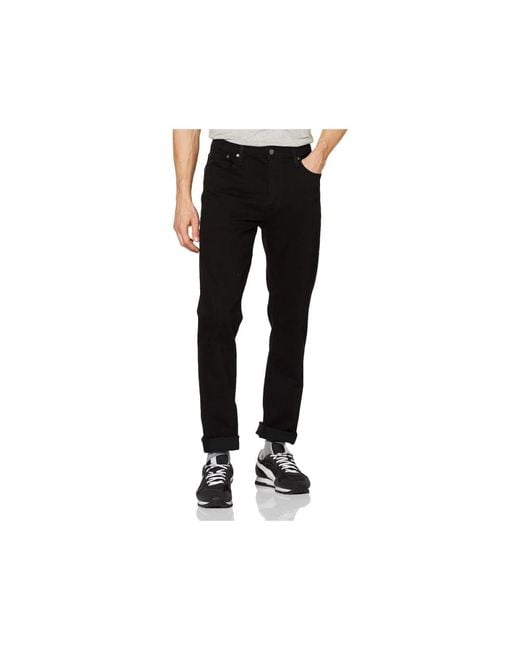 Levi's Slim Fit Jeans in het Black voor heren