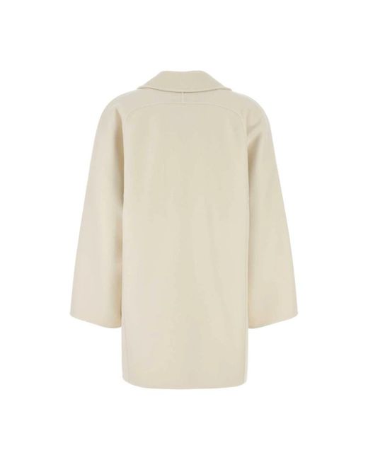 Max Mara Natural Double-Breasted Coats