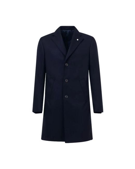 L.b.m. 1911 Blue Single-Breasted Coats for men