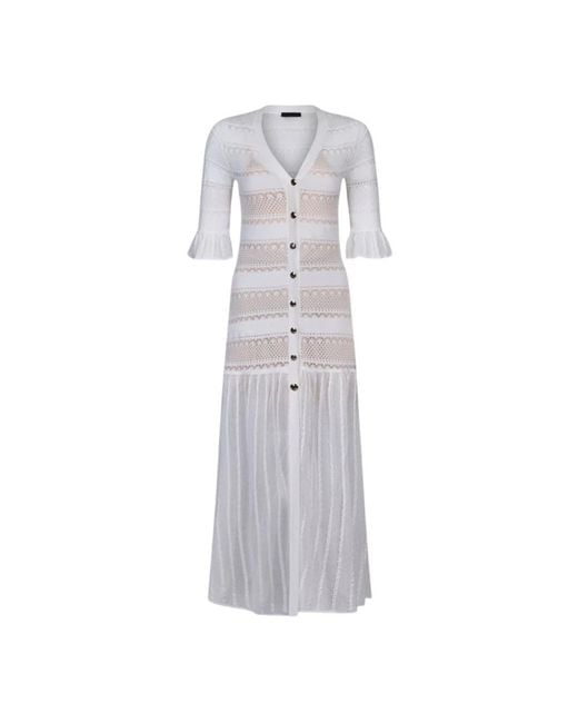 Liu Jo Gray Knitted Dresses