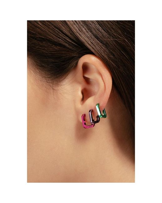Earrings Eera de color Purple