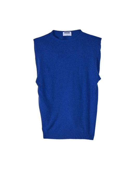 Moschino Top Pullover in het Blue