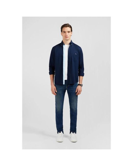 Eden Park Blue Casual Shirts for men