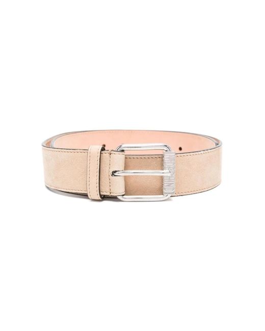 Moschino Pink Belts for men