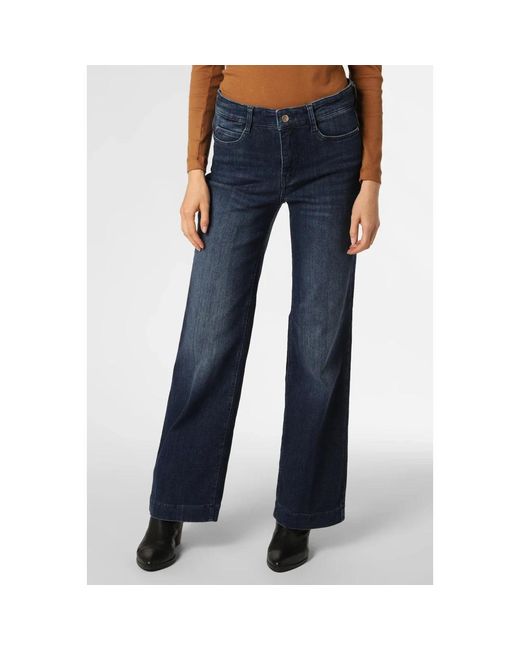 M·a·c Straight Jeans in het Blue