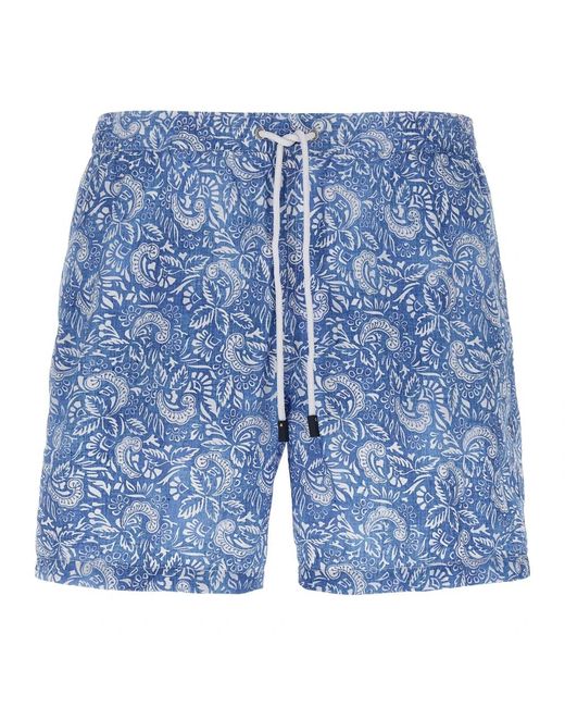 Barba Napoli Blue Beachwear for men